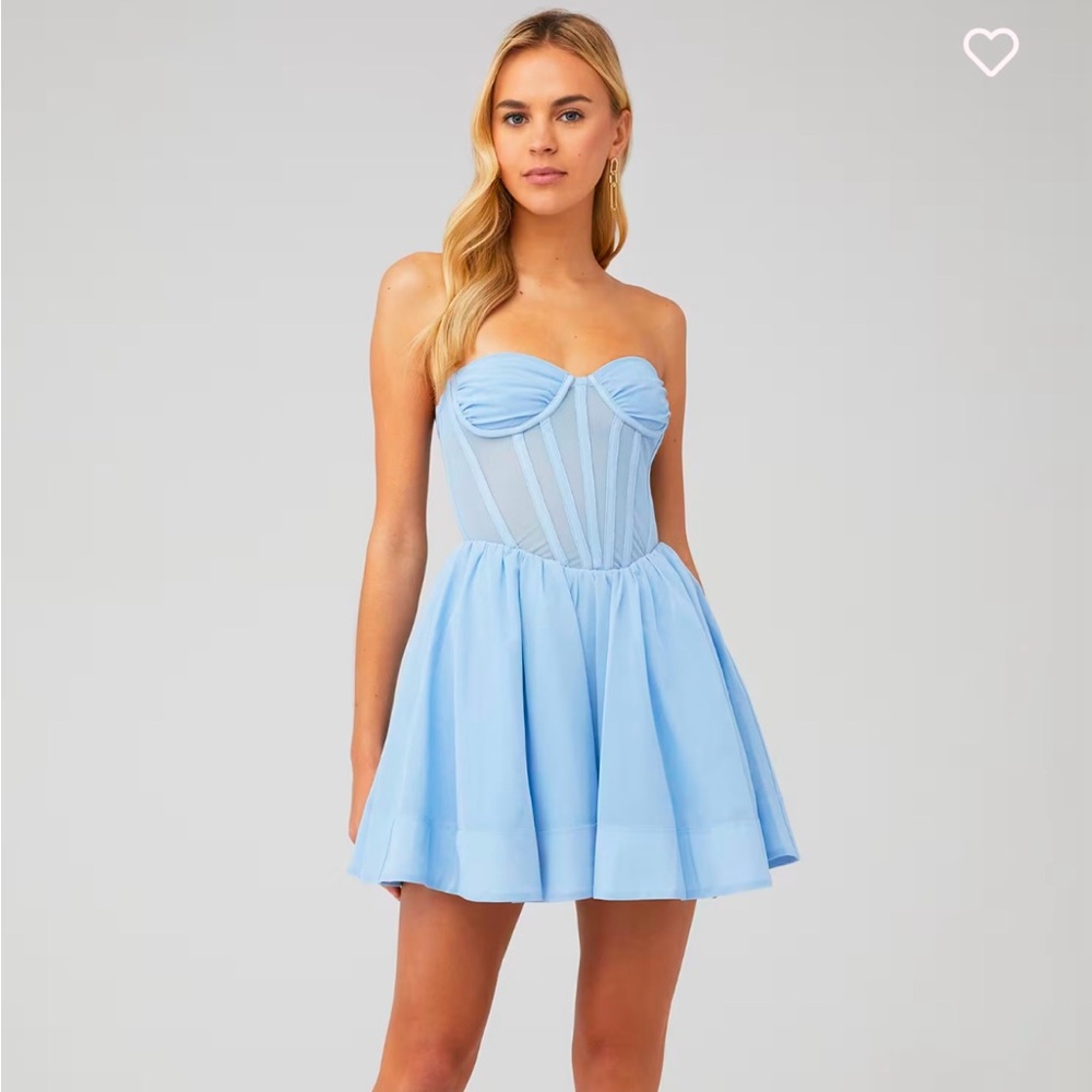 BARDOT HART CORSET STRAPLESS MINI DRESS